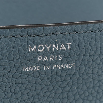 Moynat Taurillon Blush Gabrielle PM Blue 6 of 12