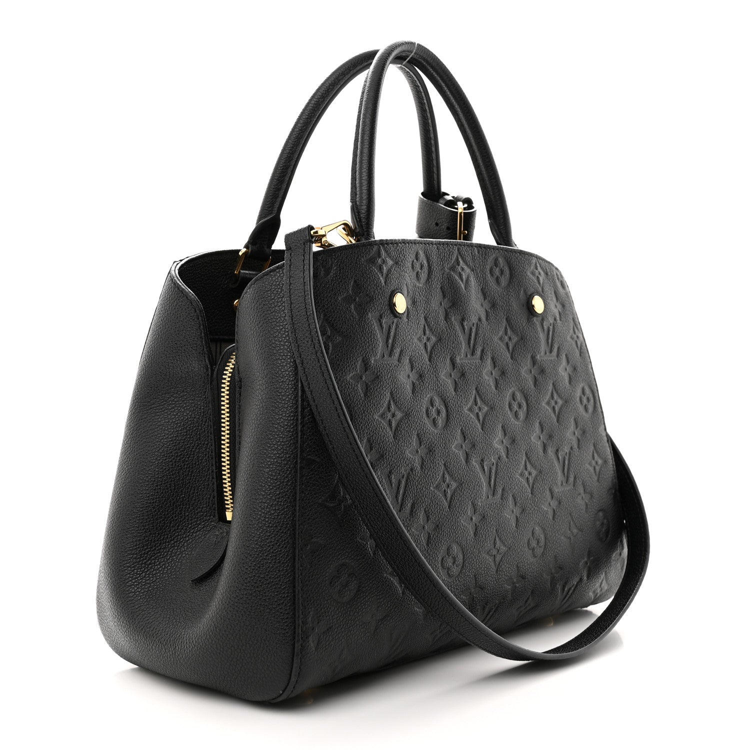 Louis Vuitton Empreinte Montaigne MM Black 3 of 12