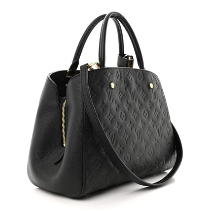 Louis Vuitton Empreinte Montaigne MM Black 3 of 12