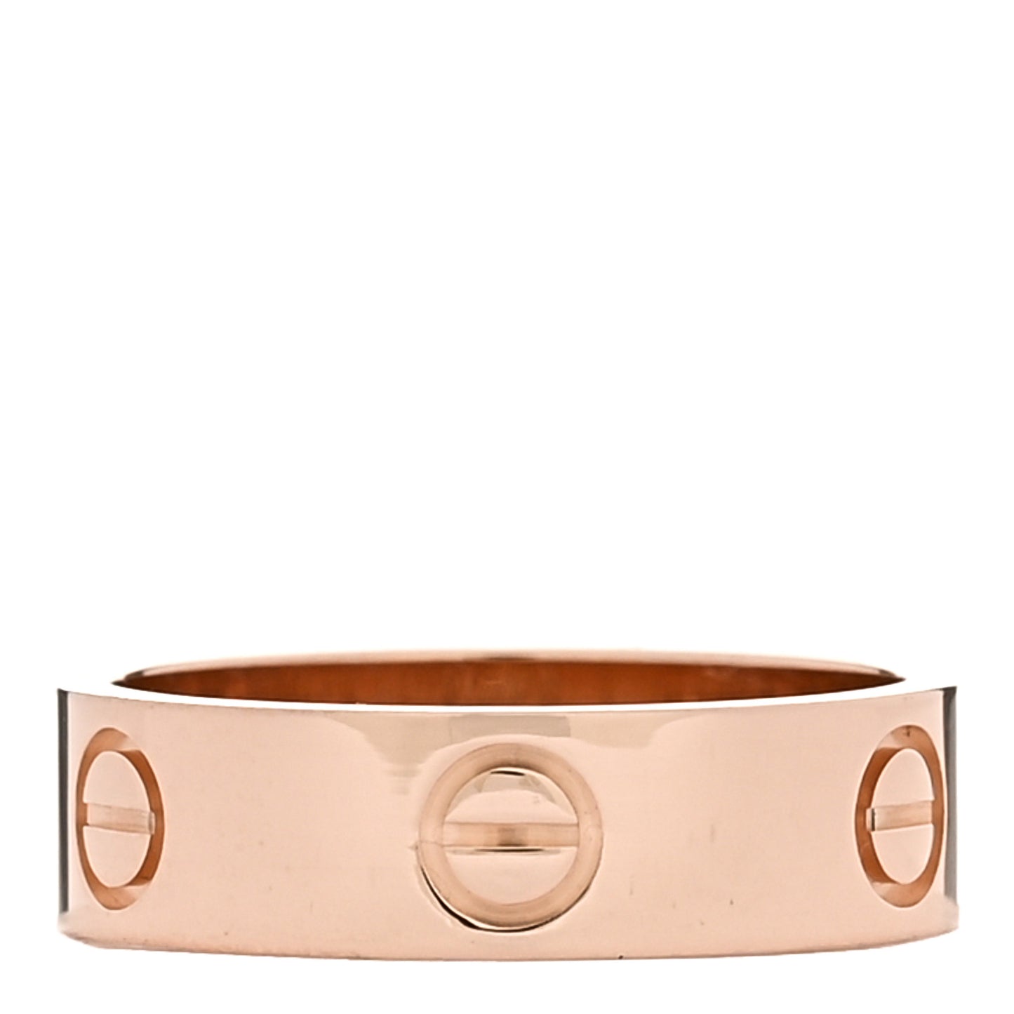 18K Pink Gold 5.5mm LOVE Ring 55 7.25
