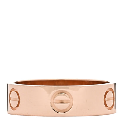 Cartier 18K Pink Gold 5.5mm LOVE Ring 55 7.25 3 of 5