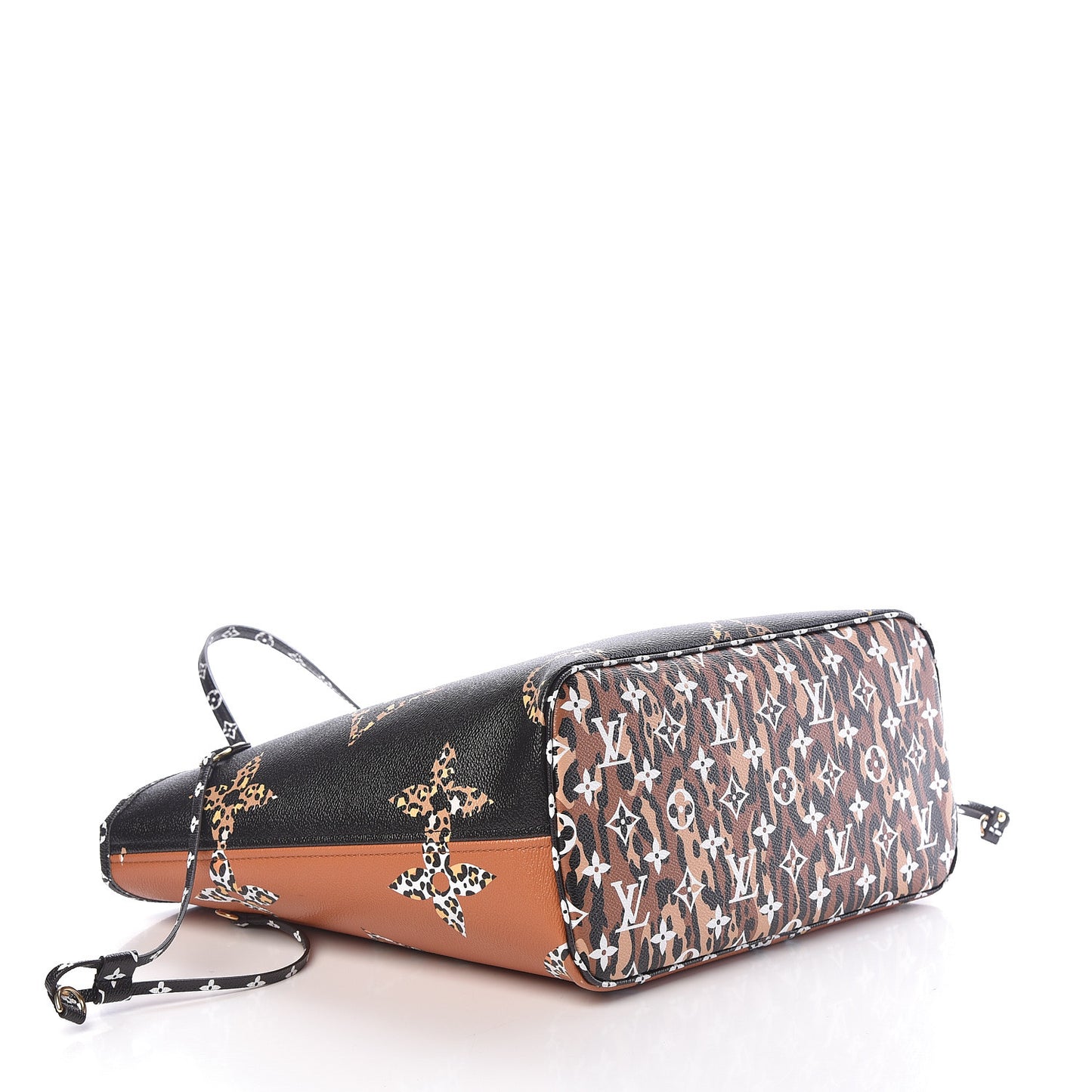 Monogram Giant Jungle Neverfull MM Black