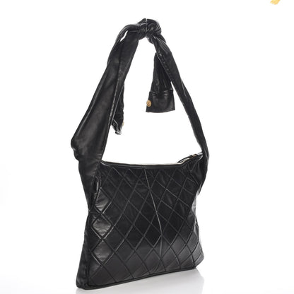 Chanel Lambskin Quilted Girl Bag Black 3 of 8
