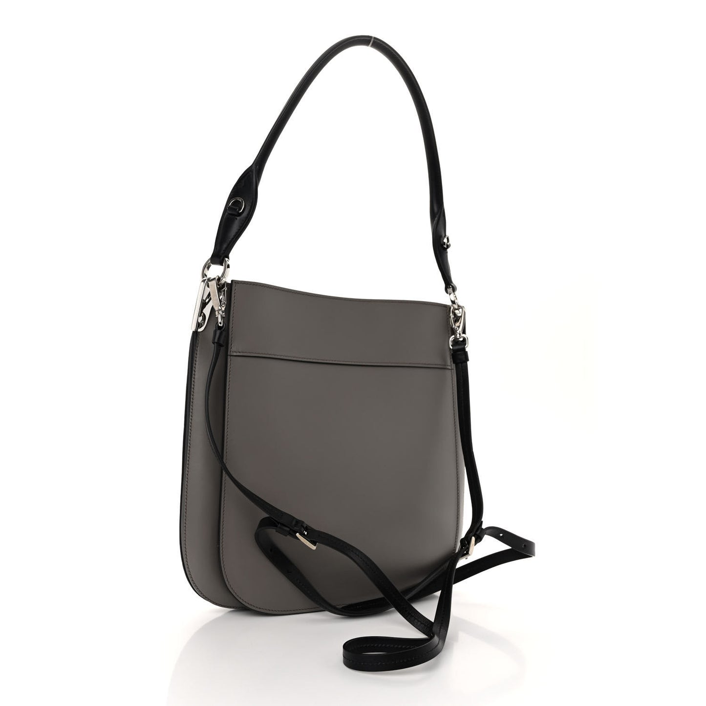 City Calfskin Small Margit Bag Argilla Black