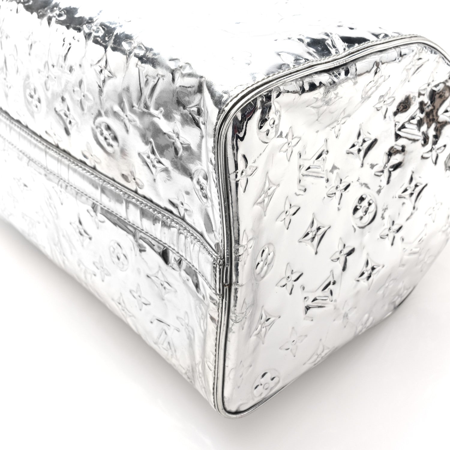Louis Vuitton Monogram Miroir Speedy 35 Silver 9 of 9