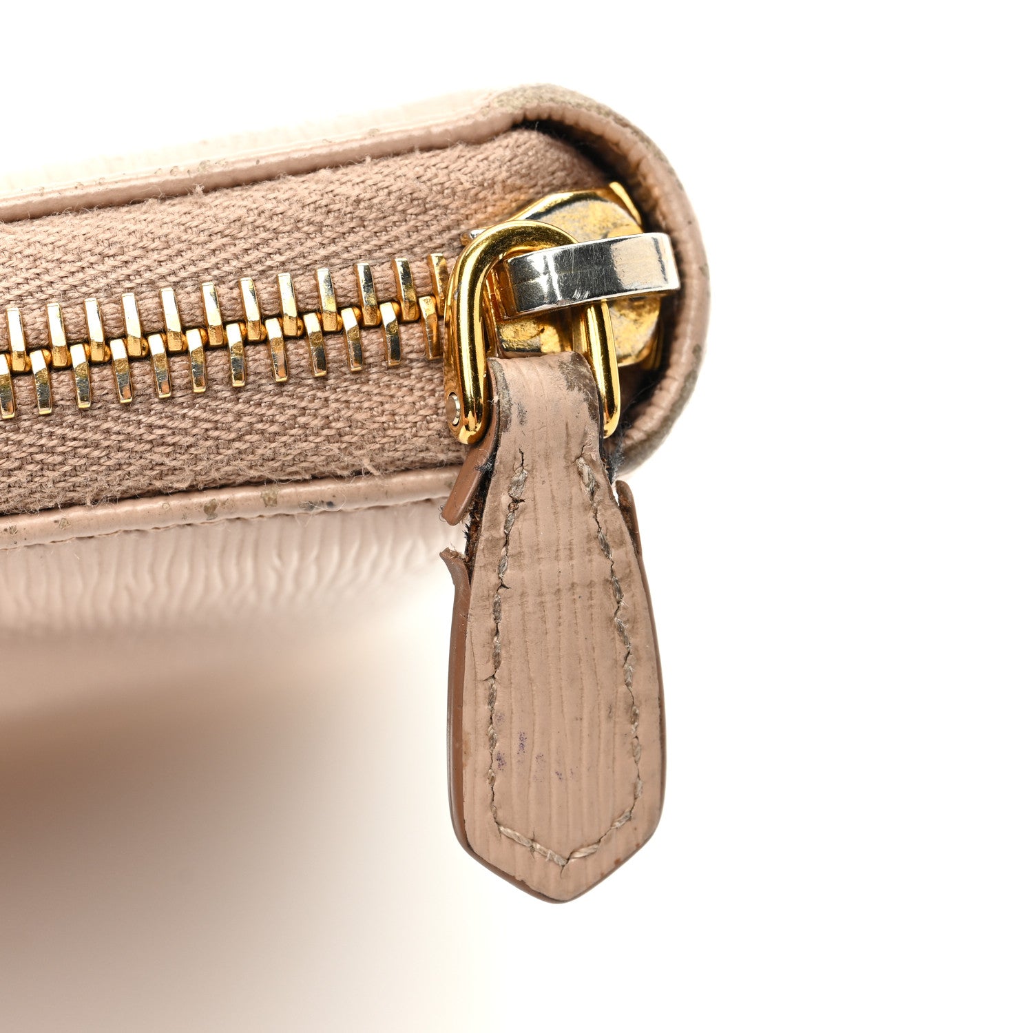 Prada Vitello Move Zip Around Wallet Cipria 10 of 12