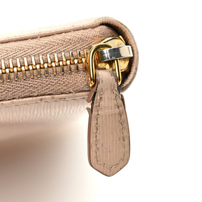Prada Vitello Move Zip Around Wallet Cipria 10 of 12