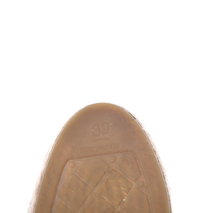 Chanel Fabric Camellia CC Espadrilles 39 Khaki 6 of 10