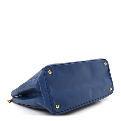 Prada Saffiano Large Galleria Double Zip Tote Bluette 4 of 12