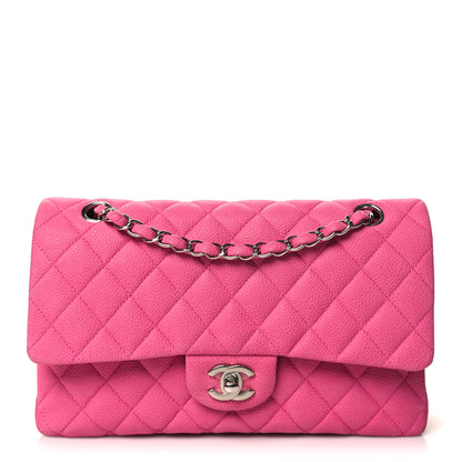Chanel Iridescent Caviar Quilted Medium Double Flap Pink 1 of 11
