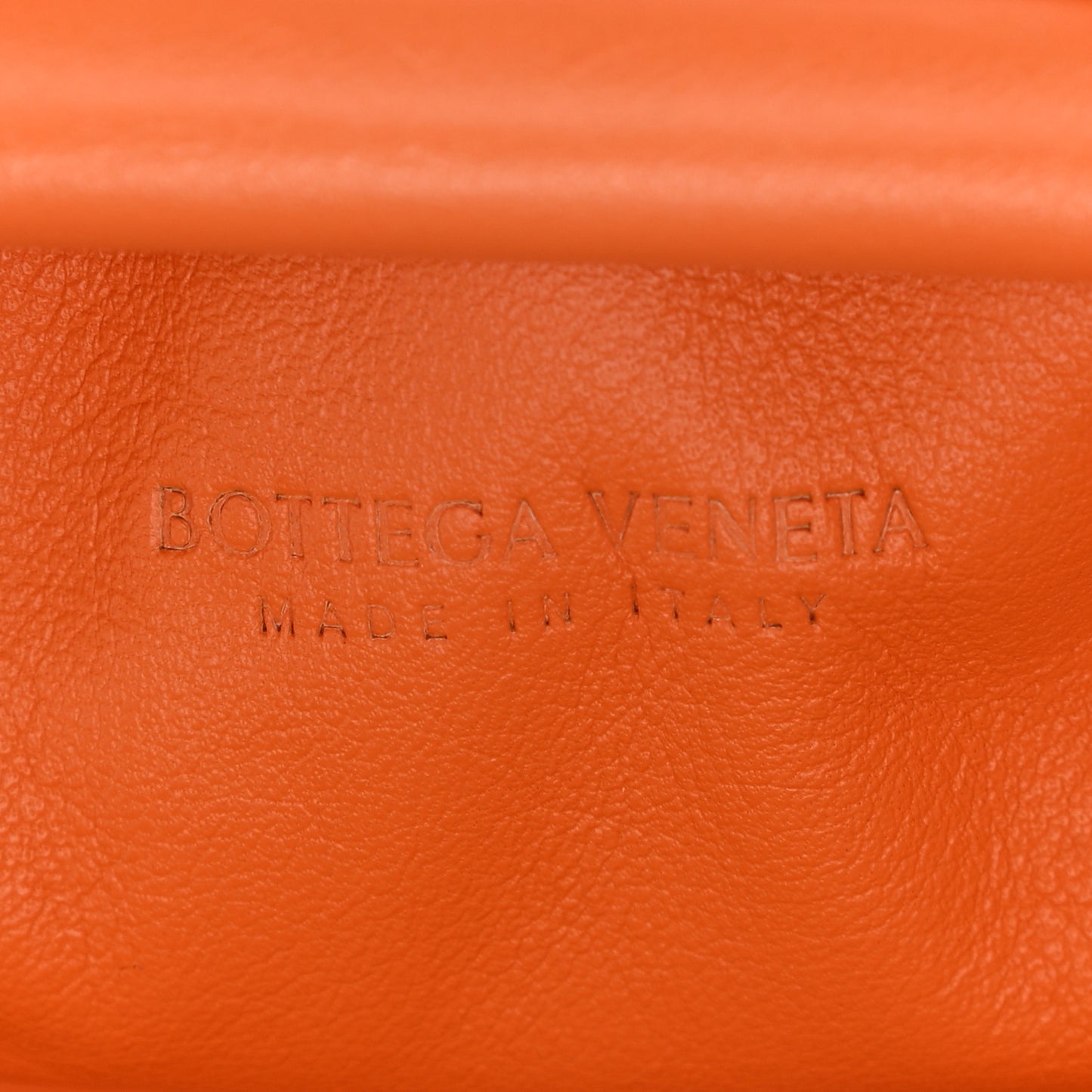 Butter Calfskin The Mini Pouch Light Orange