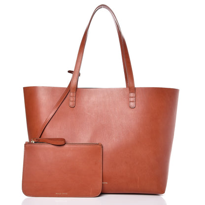 Mansur Gavriel Calfskin Small Shopping Tote Brandy 3 of 8