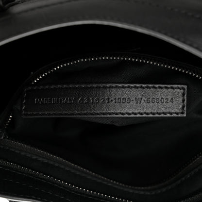Balenciaga Matte Supple Lambskin Crocodile Embossed Classic Black Hardware S City Black 7 of 10