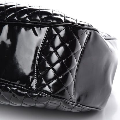 Chanel Glazed Calfskin Quilted Mademoiselle Large Frame Bag Black 10 of 10