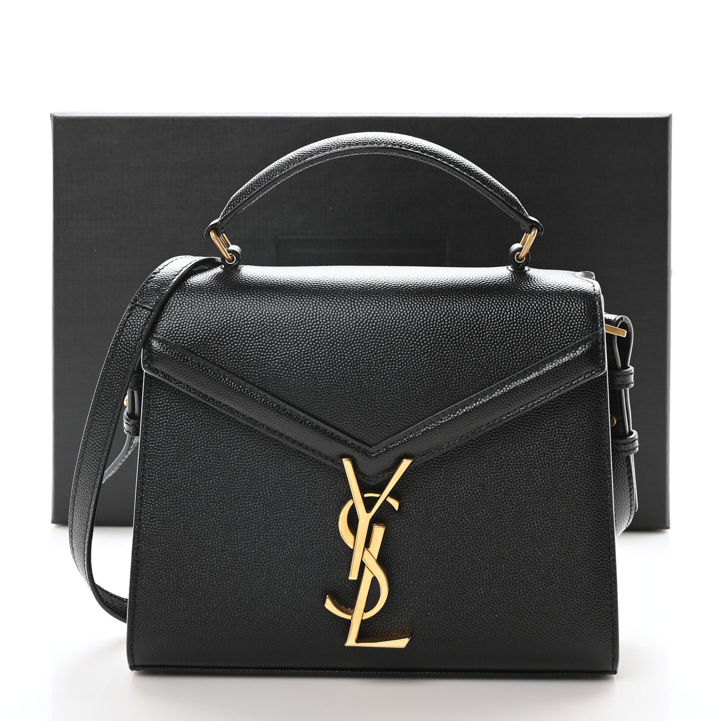 Grain de Poudre Mini Classic Monogram Cassandra Top Handle Black