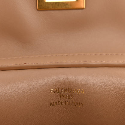 Balenciaga Natural Smooth Calfskin Mini Rodeo Top Handle Handbag Latte 6 of 11