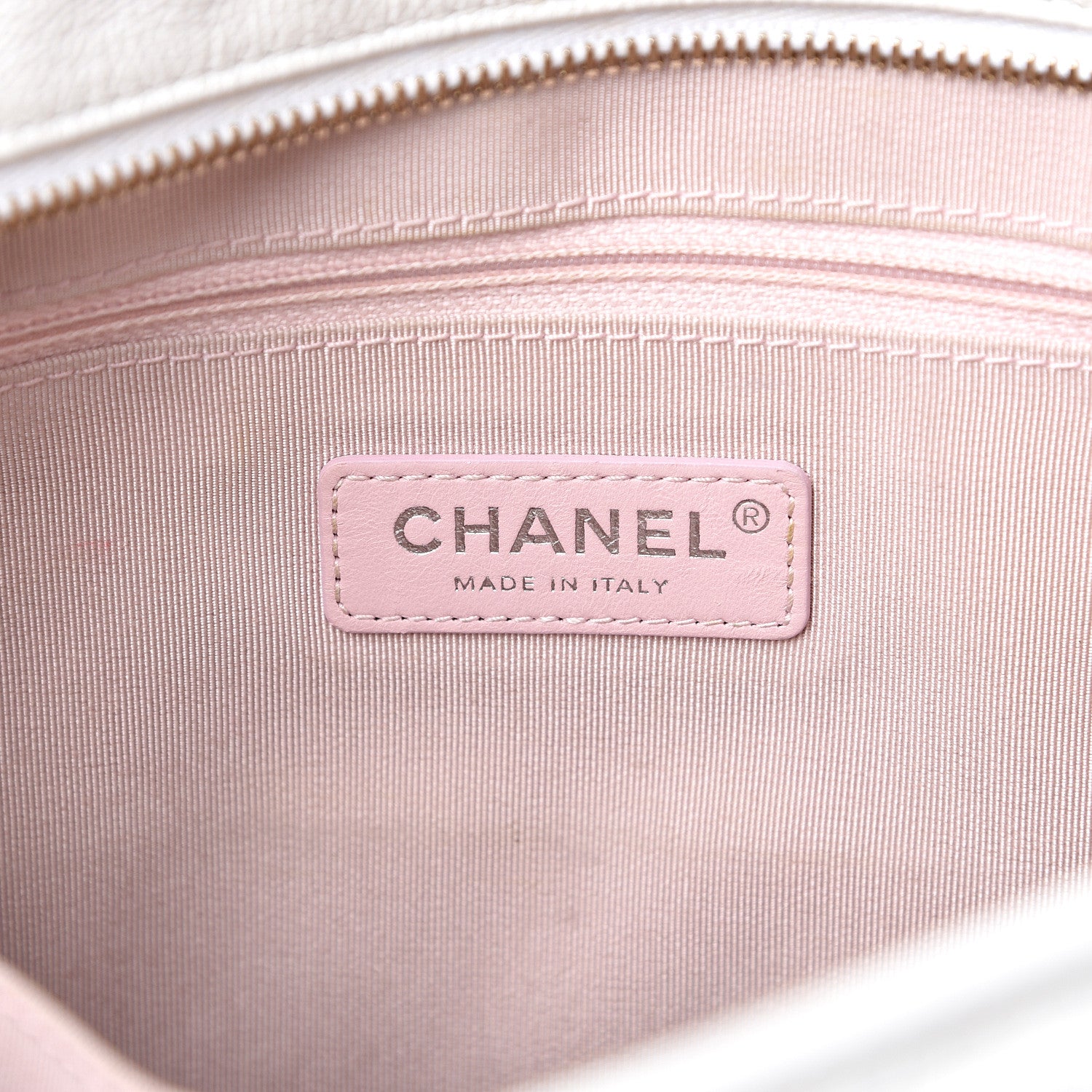 Chanel Aged Calfskin Quilted Medium Gabrielle Hobo White 5 of 18