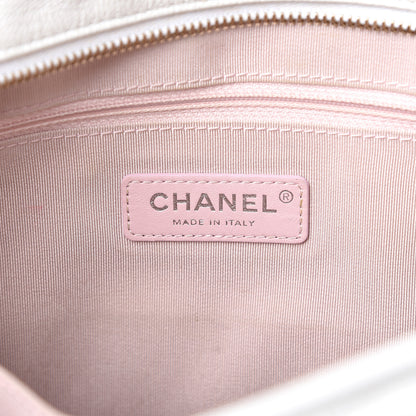 Chanel Aged Calfskin Quilted Medium Gabrielle Hobo White 5 of 18