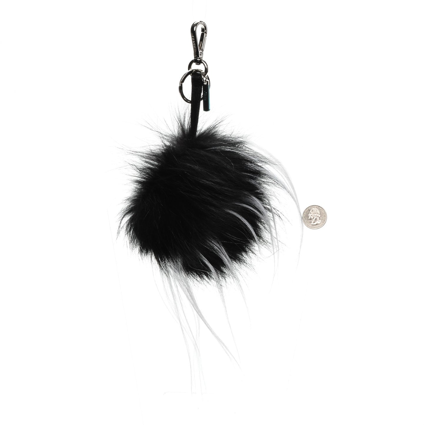 Vitello Elite Fox Goat Fur Igor Monster Bag Bug Cube Charm Rosso Black White