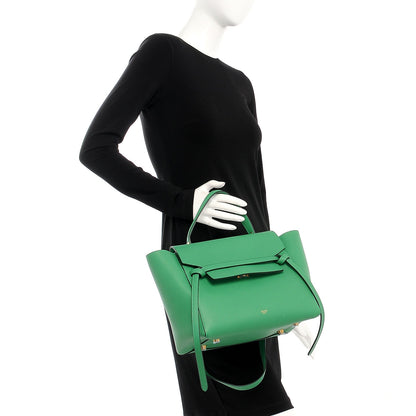 Celine Grained Calfskin Mini Belt Bag Mint 2 of 10