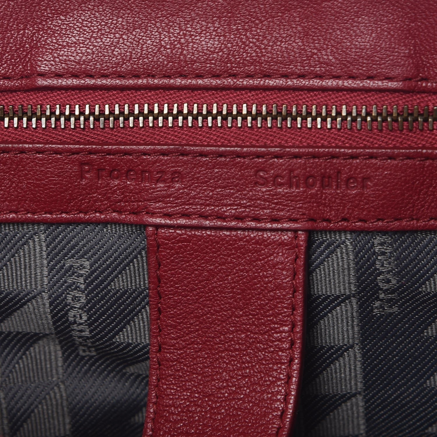 Proenza Schouler Lambskin Medium PS1 Satchel Chianti 9 of 9