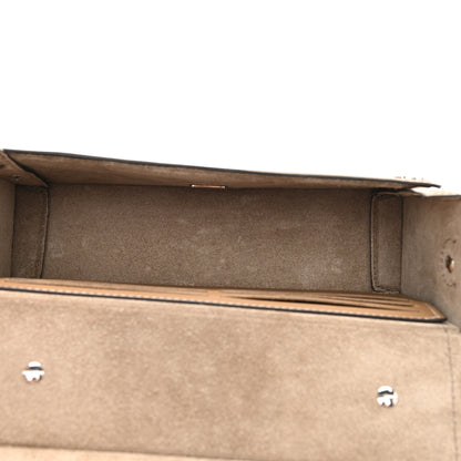 Fendi Recycled Fabric Jacquard Vitello King FF 1974 Baguette Soft Trunk Tobacco Moro Sand 5 of 10