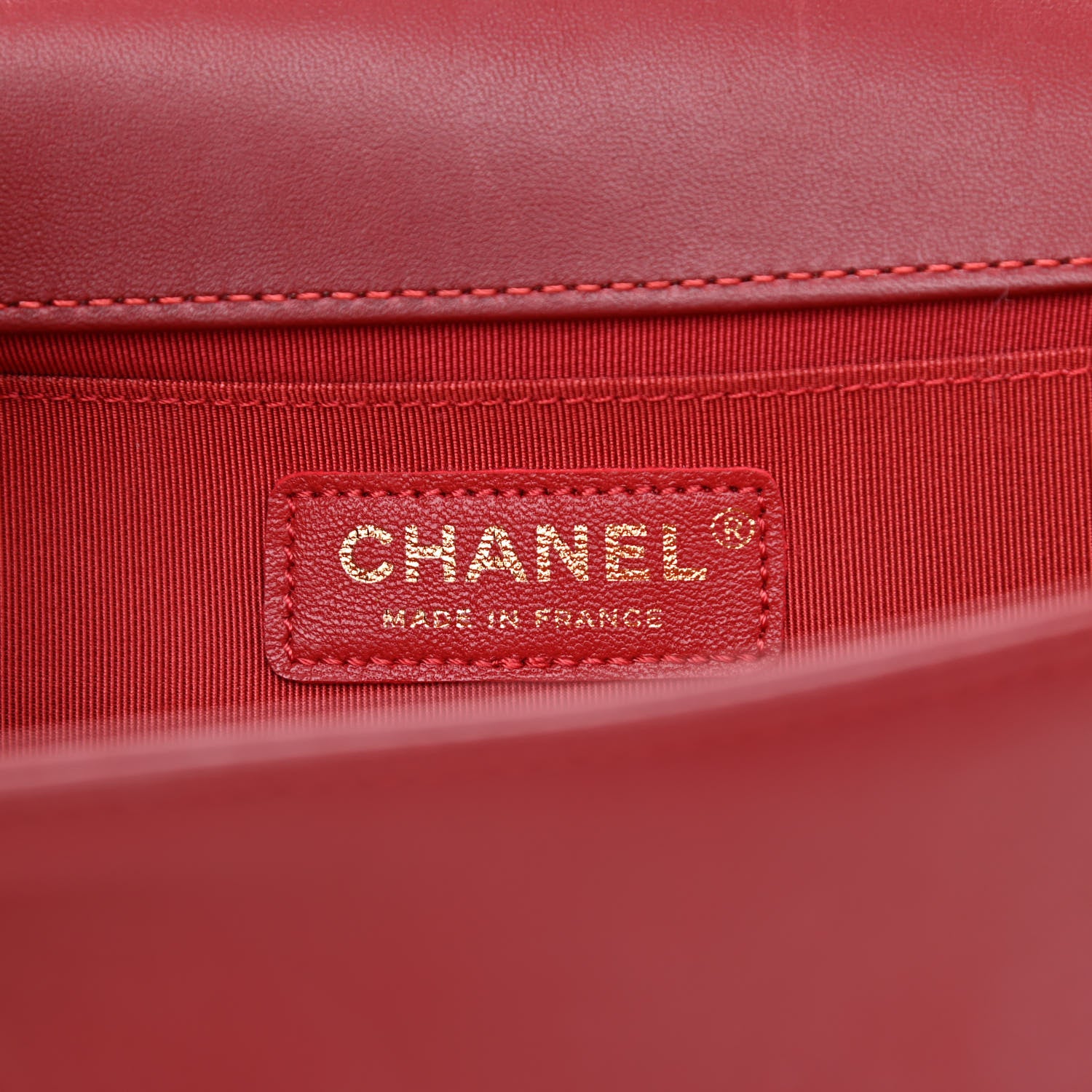 Chanel Calfskin Quilted Medium Boy Flap Burgundy 6 of 11