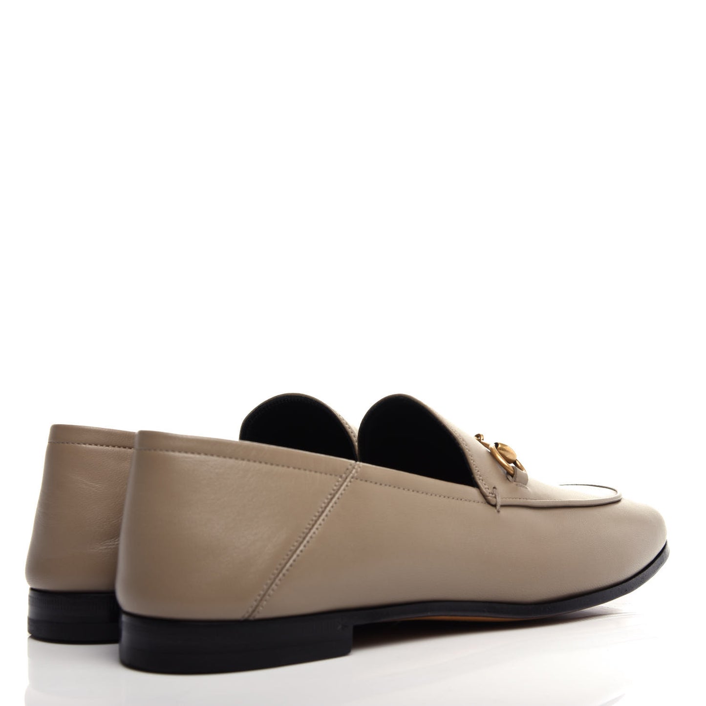 Lambskin Womens Brixton Horsebit Loafers 39 Mud