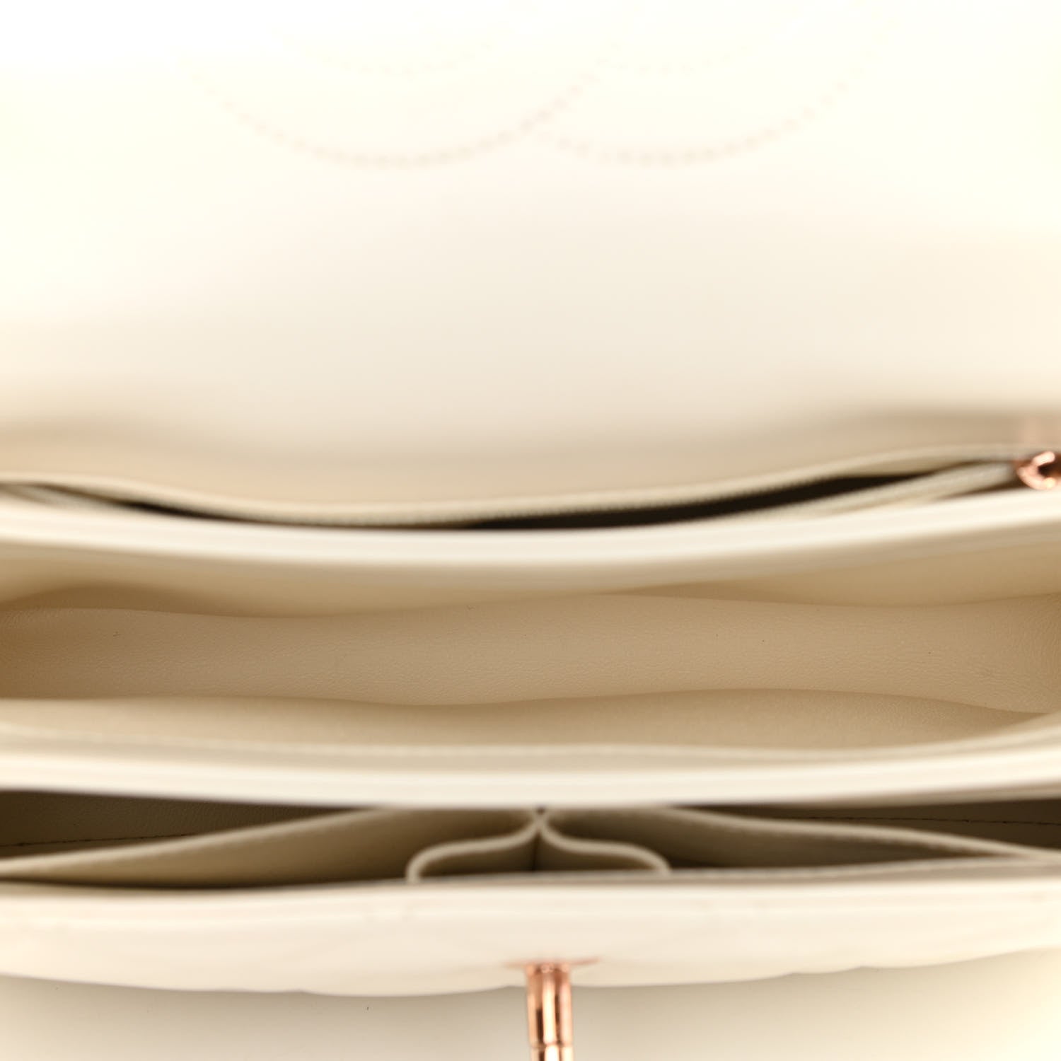 Chanel Lambskin Quilted Small Trendy CC Dual Handle Flap Bag White 5 of 10