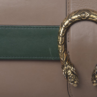 Gucci Calfskin Bamboo Web Medium Dionysus Top Handle Bag Camelia Bright Evergreen Hibiscus Red 11 of 13