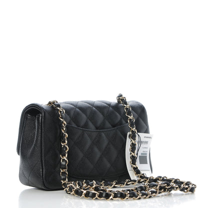 Chanel Caviar Quilted Mini Rectangular Flap Black 3 of 8