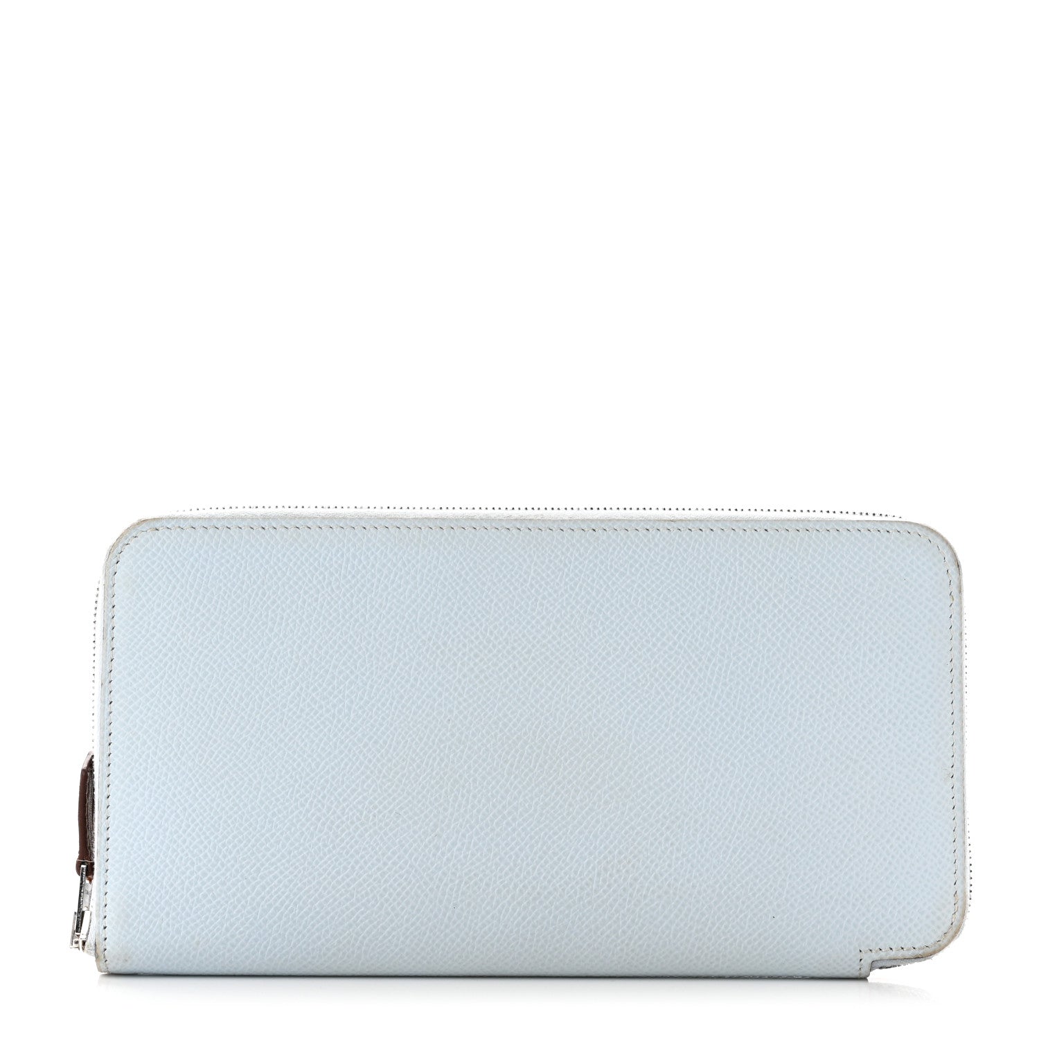 Hermes Epsom Silk'In Wallet Bleu Brume 1 of 6