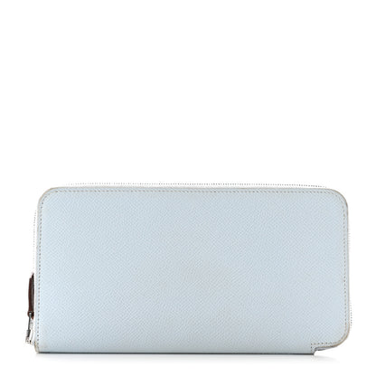 Hermes Epsom Silk'In Wallet Bleu Brume 1 of 6