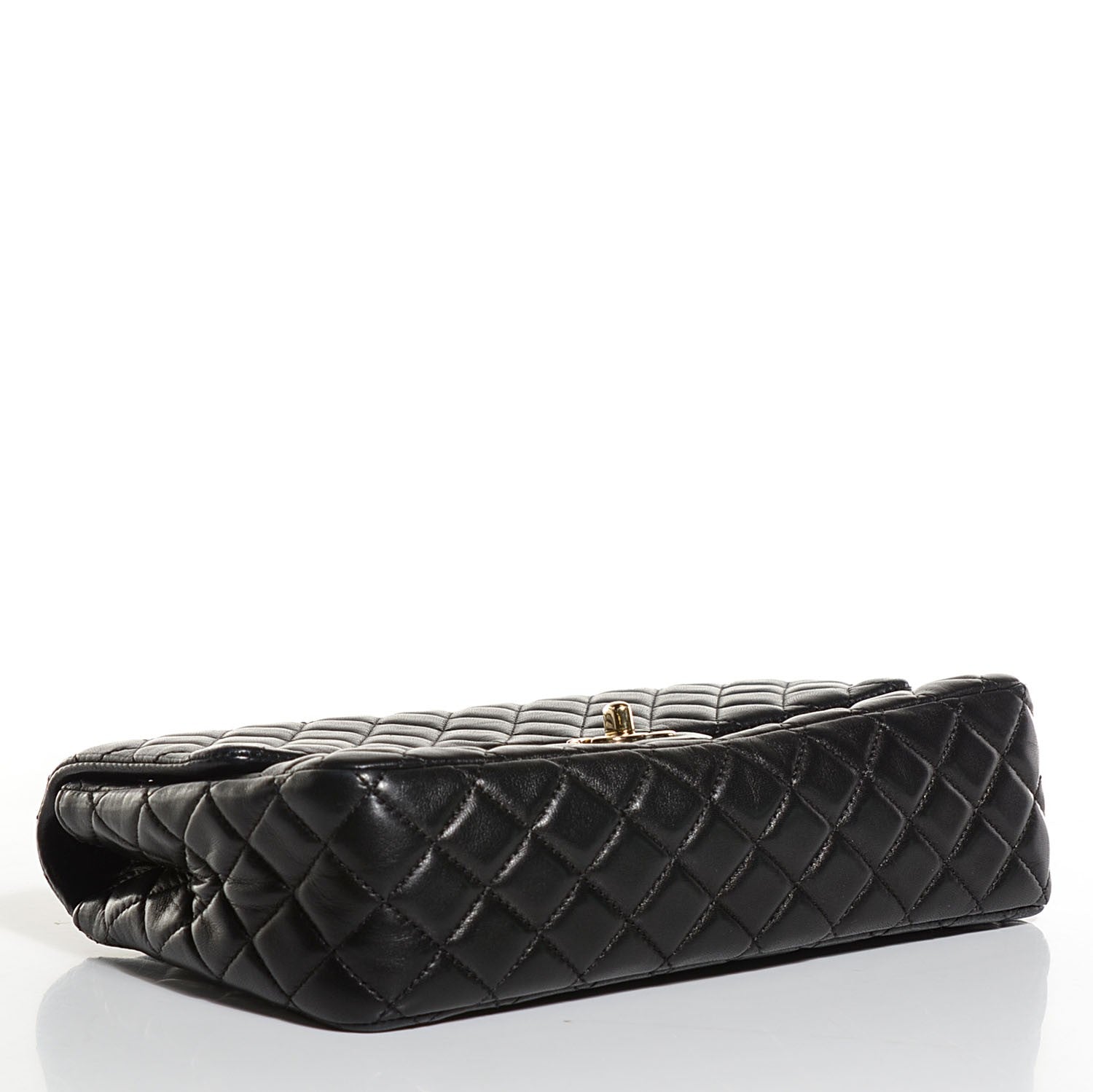 Chanel Lambskin Quilted Valentine Charms Medium Single Flap Black 4 of 8