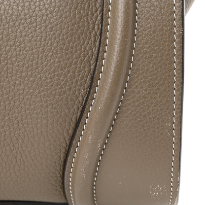 Celine Drummed Calfskin Mini Luggage Souris 18 of 18