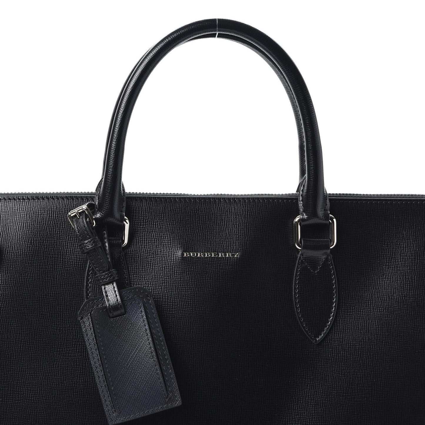 Calfskin Bermondsey Business Briefcase Black