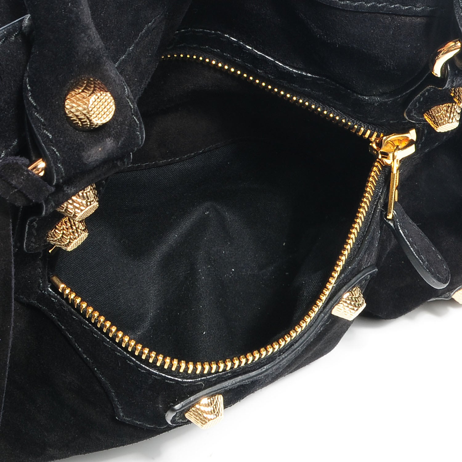 Balenciaga Baby Daim Suede Giant 12 Gold Hardware City Black 7 of 11
