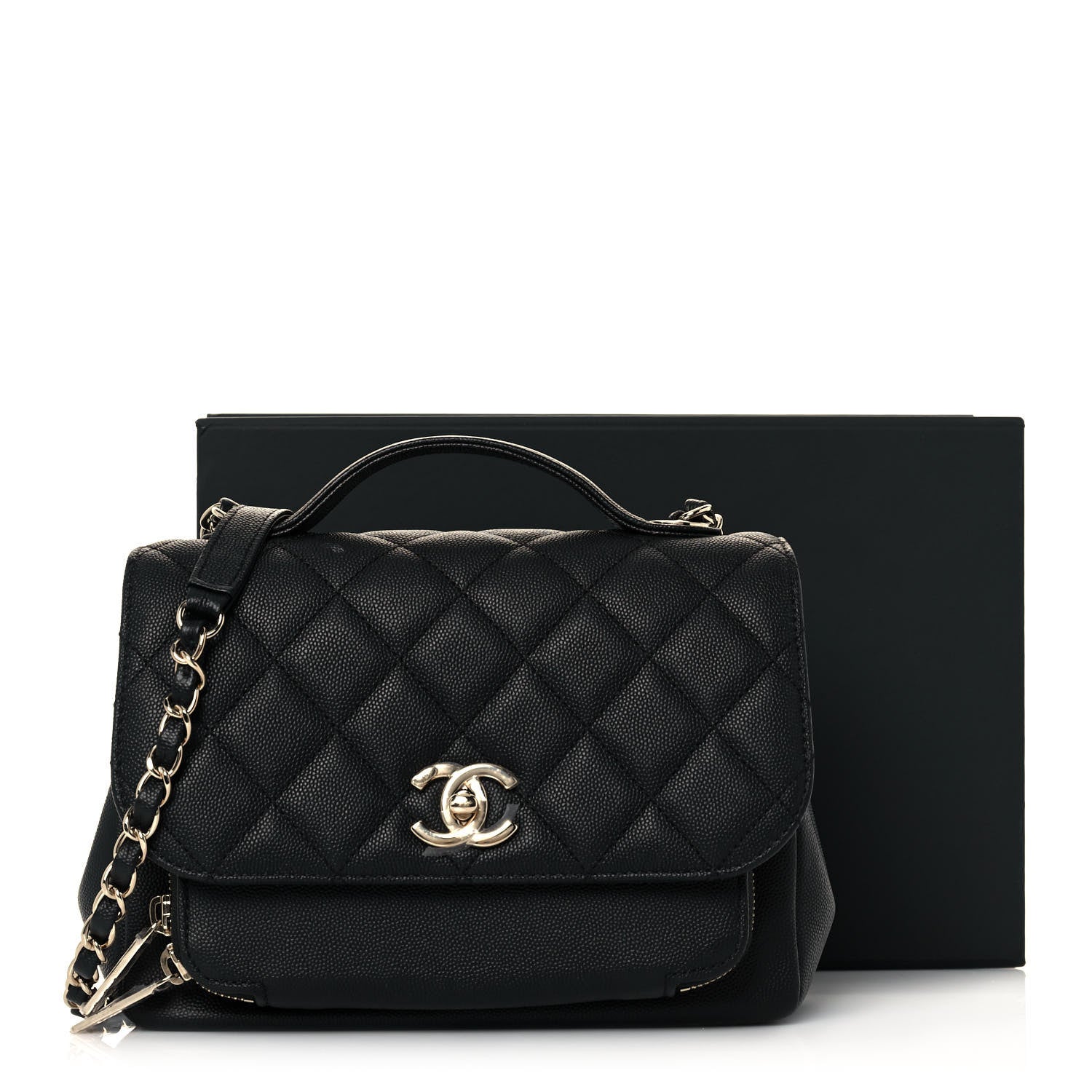 Chanel Caviar Quilted Medium Business Affinity Flap Black 16 of 16