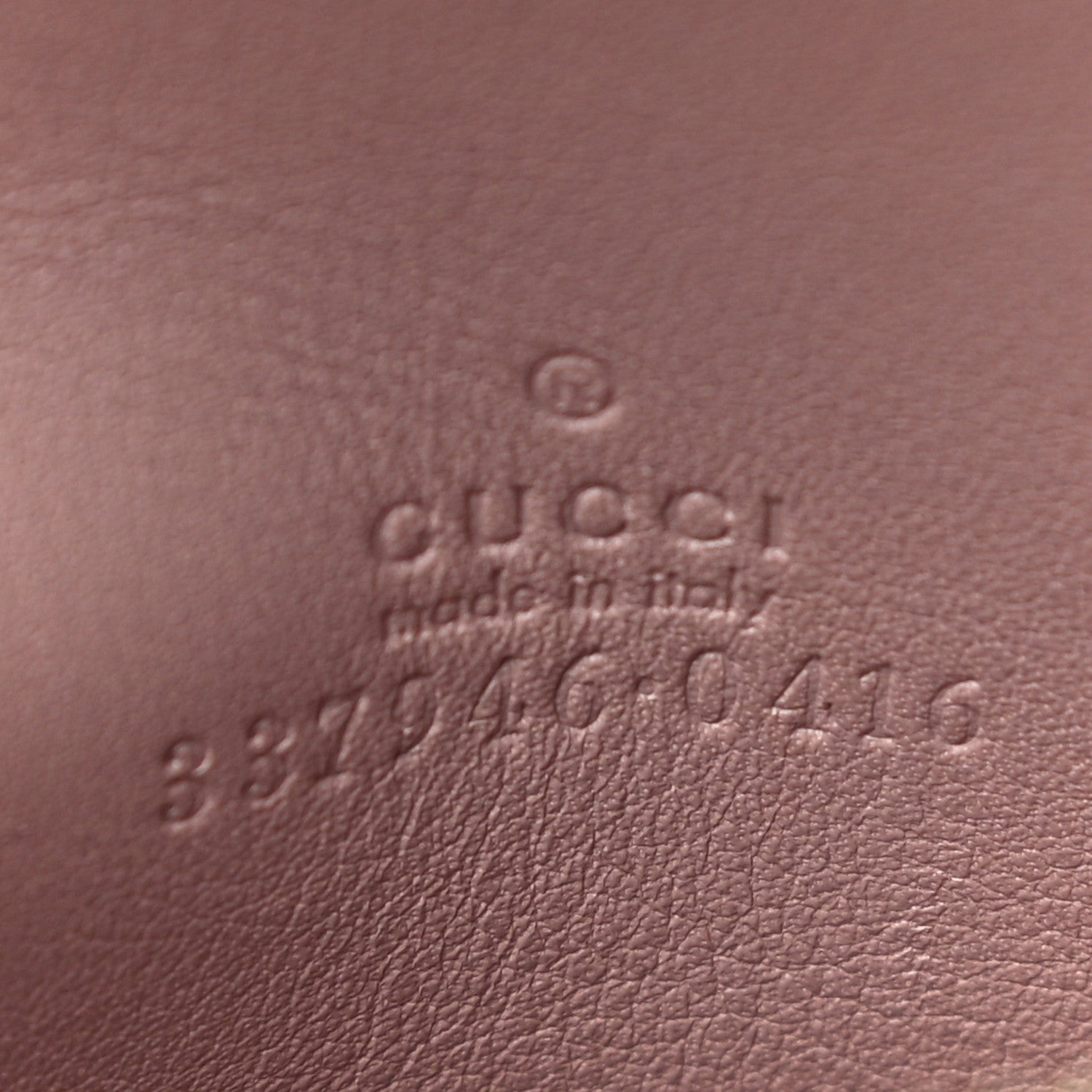Gucci Patent Soho Round Coin Purse Dark Cipria 6 of 12