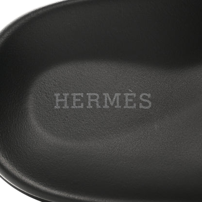 Hermes Calfskin Womens Chypre Sandals 41 Black 7 of 16