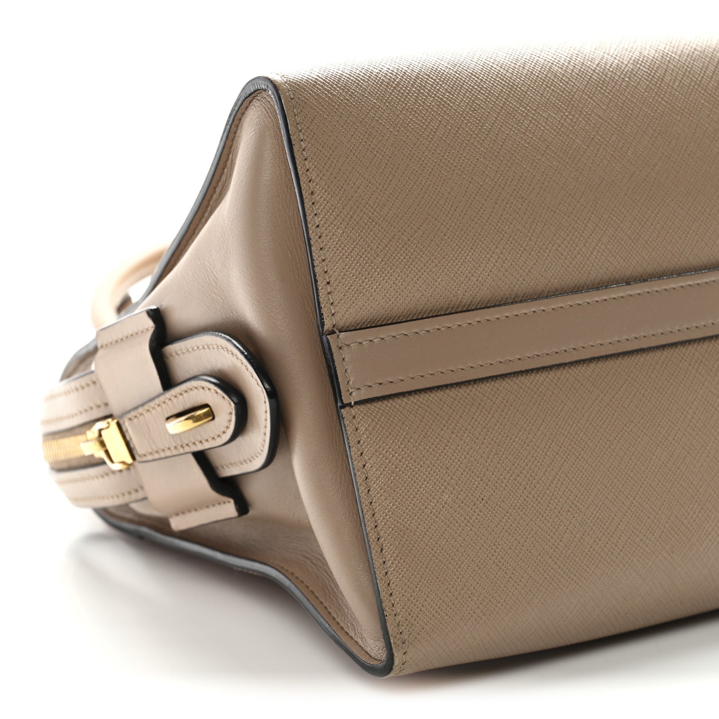 Saffiano City Calfskin Small Esplanade Tote Cammeo