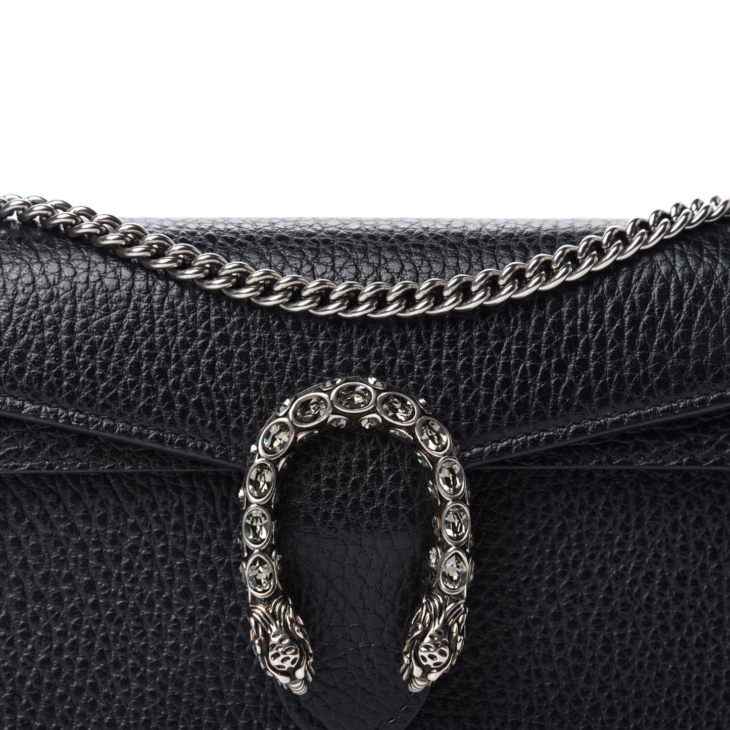 Calfskin Super Mini Dionysus Shoulder Bag Black