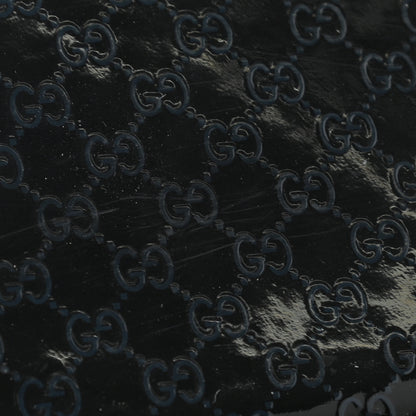 Gucci Patent Microguccissima Bi-Fold Wallet Blue 10 of 11