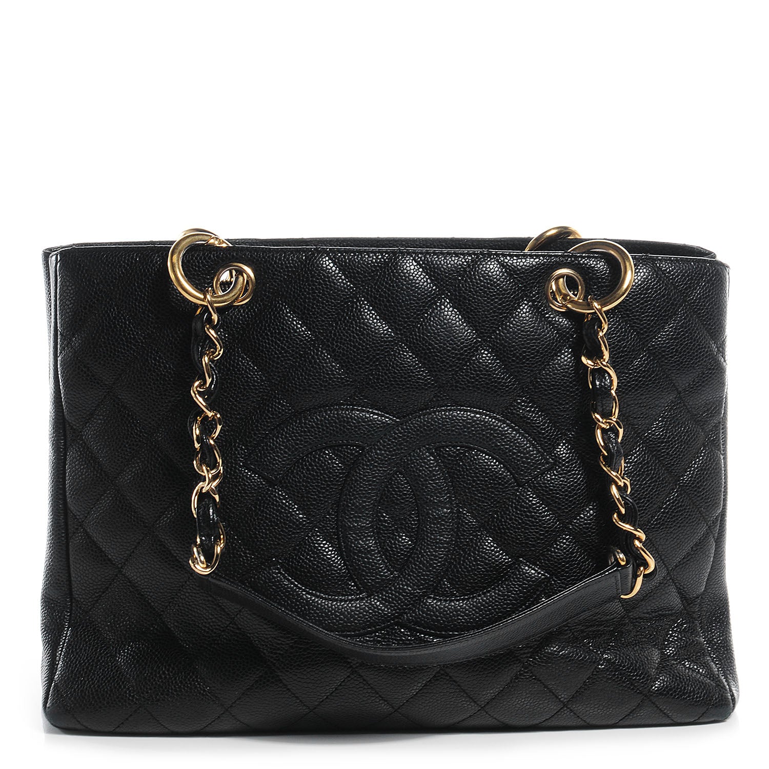 Chanel Caviar Grand Shopping Tote GST Black 1 of 7