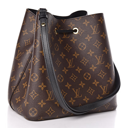Louis Vuitton Monogram Neonoe MM Black 3 of 10