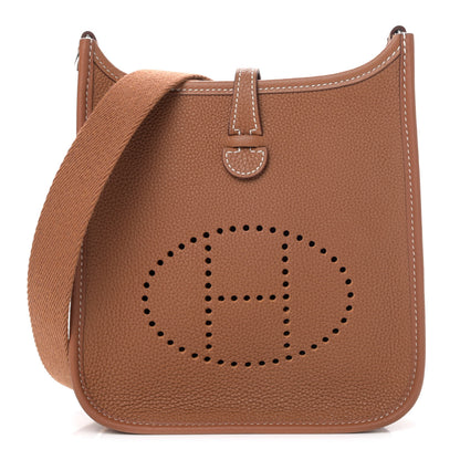 Hermes Taurillon Clemence Evelyne TPM Gold 1 of 4