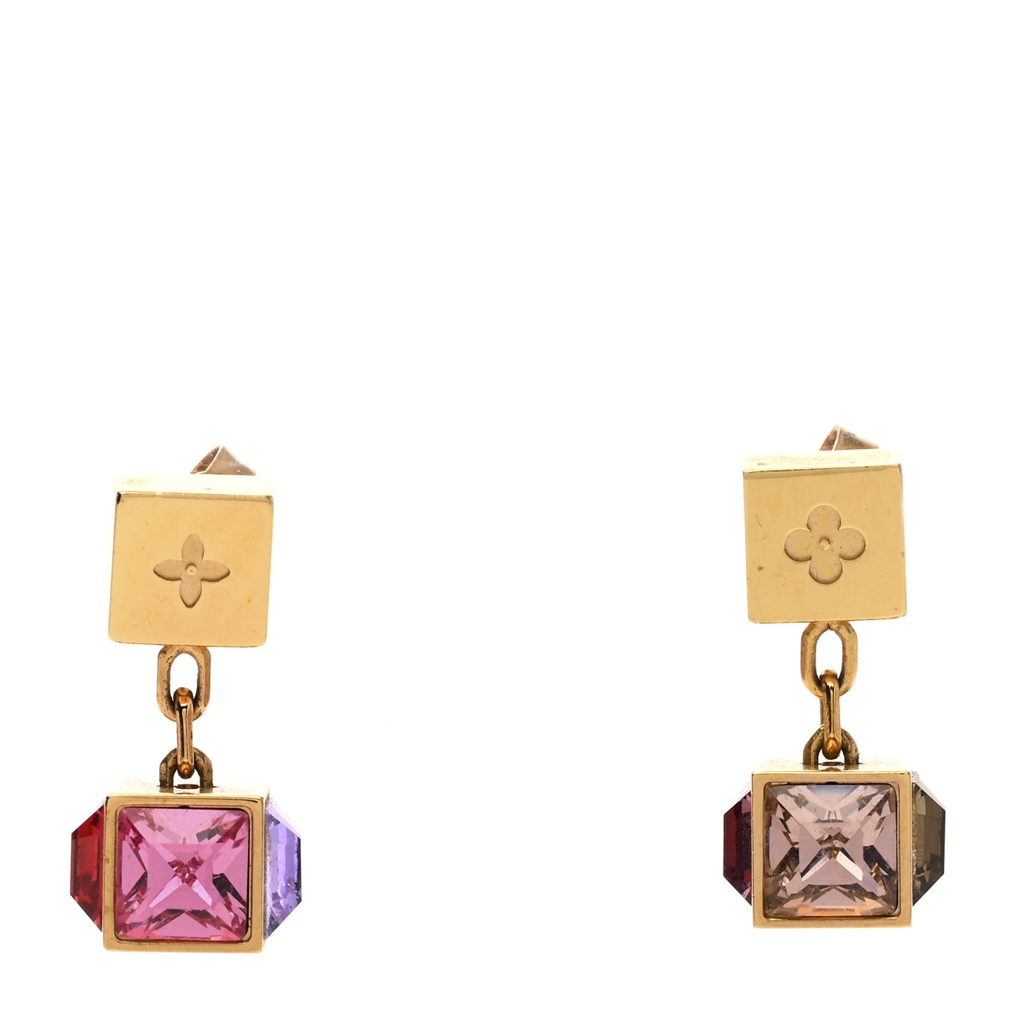 Swarovski Gamble Earrings Gold Multicolor