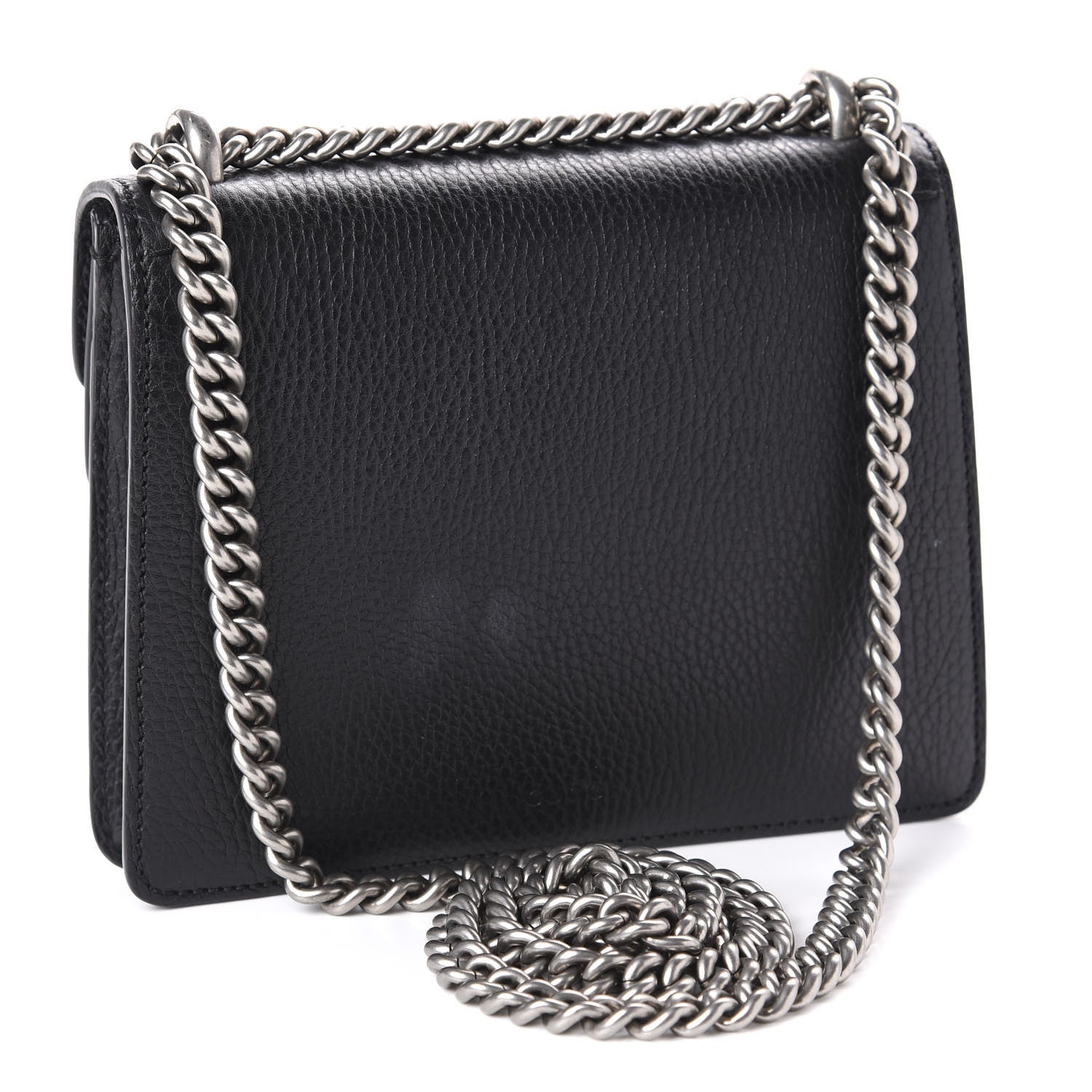 Gucci Calfskin Mini Dionysus Shoulder Bag Black 3 of 13