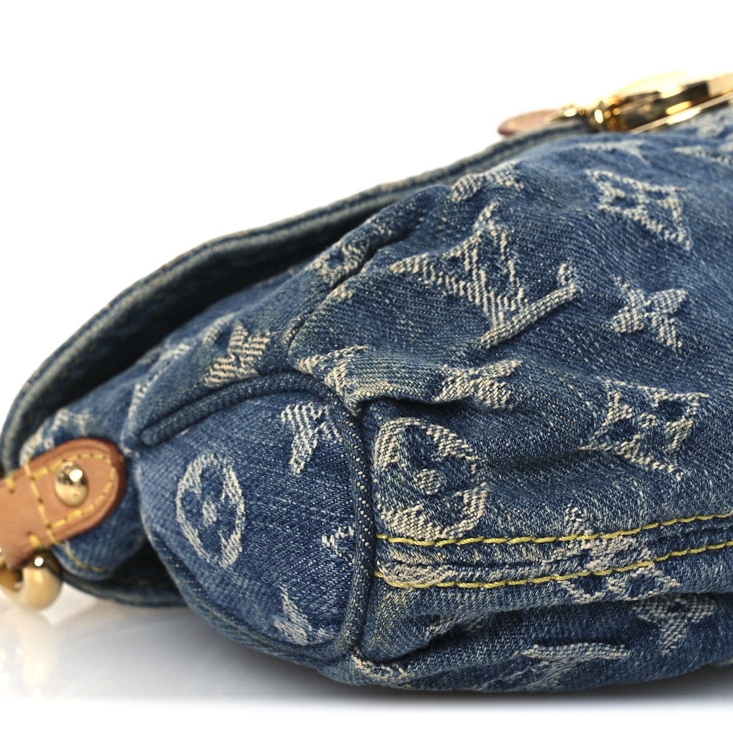 Louis Vuitton Monogram Denim Mini Pleaty Blue 8 of 11