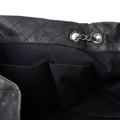 Chanel Calfskin Stitched Shoulder Bag Black 11 of 11